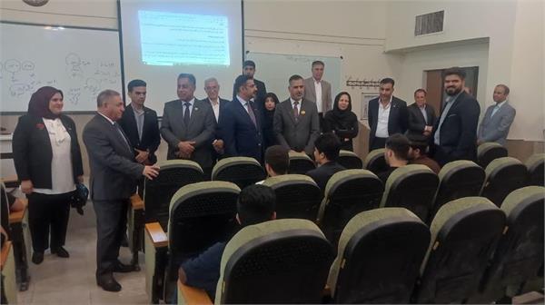 بازدید رئیس دانشگاه العراقیه و هیأت همراه، از دانشکده پزشکی و داروسازی جهت انعقاد تفاهم نامه با دانشگاه علوم پزشکی کرمانشاه ، 1404/03/10