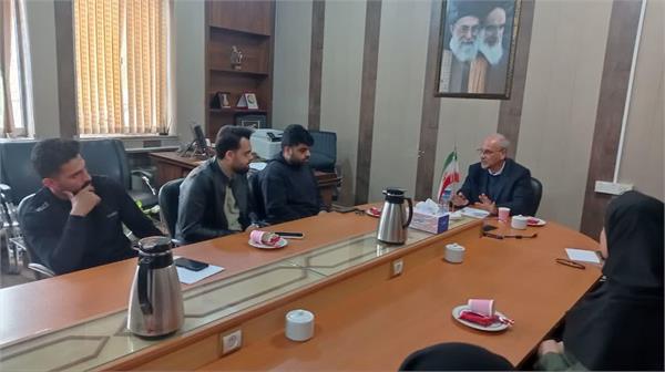 جلسه رئیس دانشکده پزشکی با نمایندگان دانشجویان در شورای صنفی دانشجویی