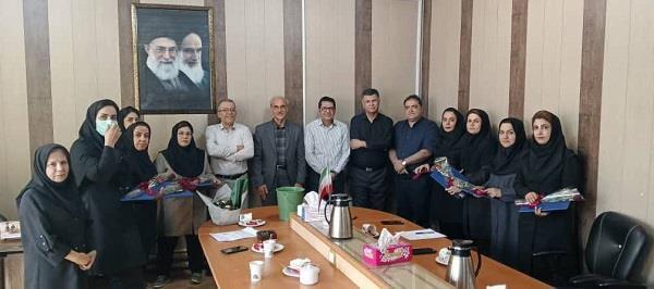 مراسم تقدیر از همکاران فرزند شهید دانشکده پزشکی در دفتر ریاست