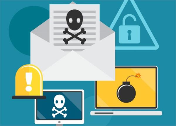حمله بدافزارها از طریق دریافت ایمیل های آلوده