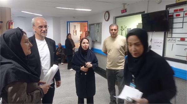 بازدید سر زده رئیس دانشکده پزشکی از بخش هایی از بیمارستان امام رضا (ع) (مرحله سوم) در مورخ یکشنبه ۲۶ مرداد ۱۴۰۴