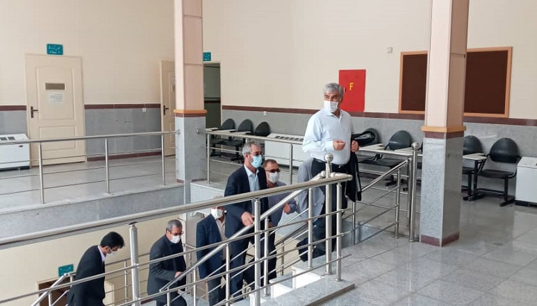 بازدید ریاست دانشگاه از دانشکده پزشکی در ۲۵ خرداد ماه