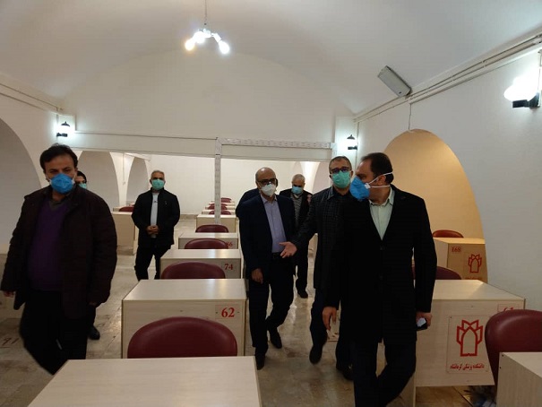 پایش آموزش مجازی با حضور معاونت آموزشی دانشگاه2