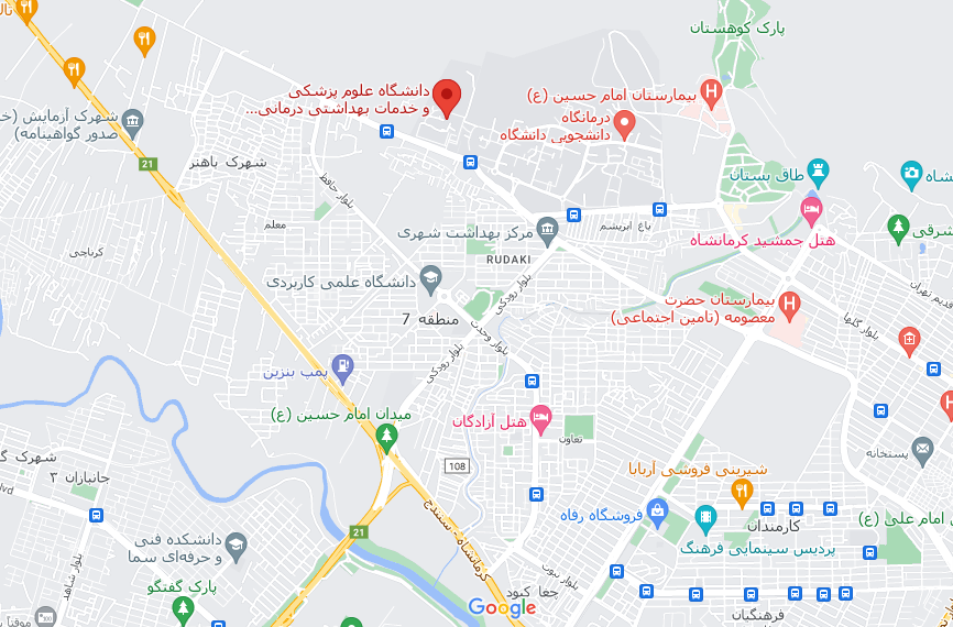 نقشه دانشگاه