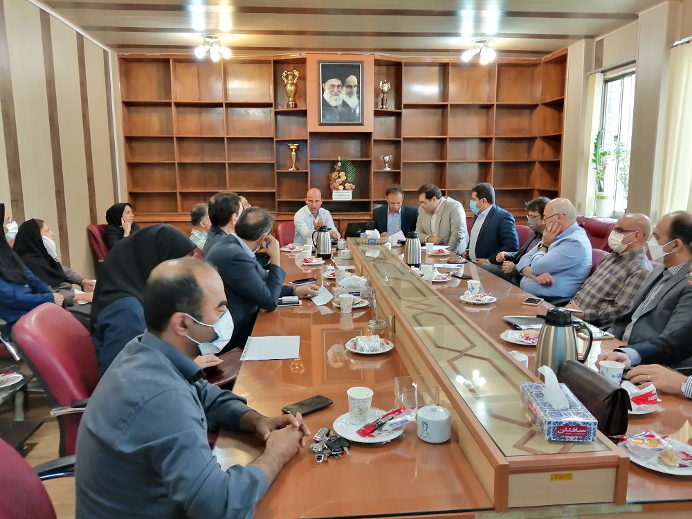 جلسه ریاست دانشکده پزشکی بامدیر گروه های علوم پایه